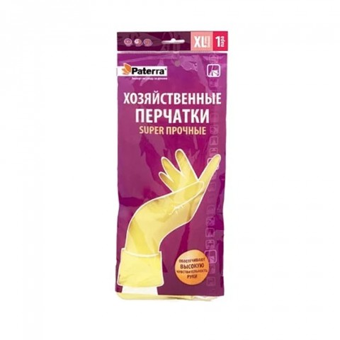 АВИОРА Перчатки Перчатки  PATERRA SUPER Прочные Резиновые  XL (12) 1 пара