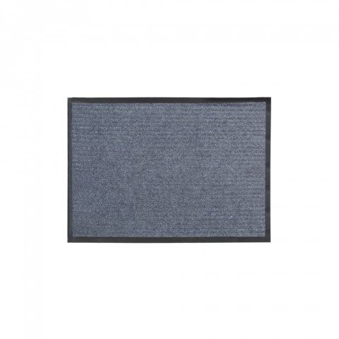 КОВРИК Хозяйственные Товары ТЕЗА влаговпитывающий "Ребристый"  40x60 см, серый 1 шт